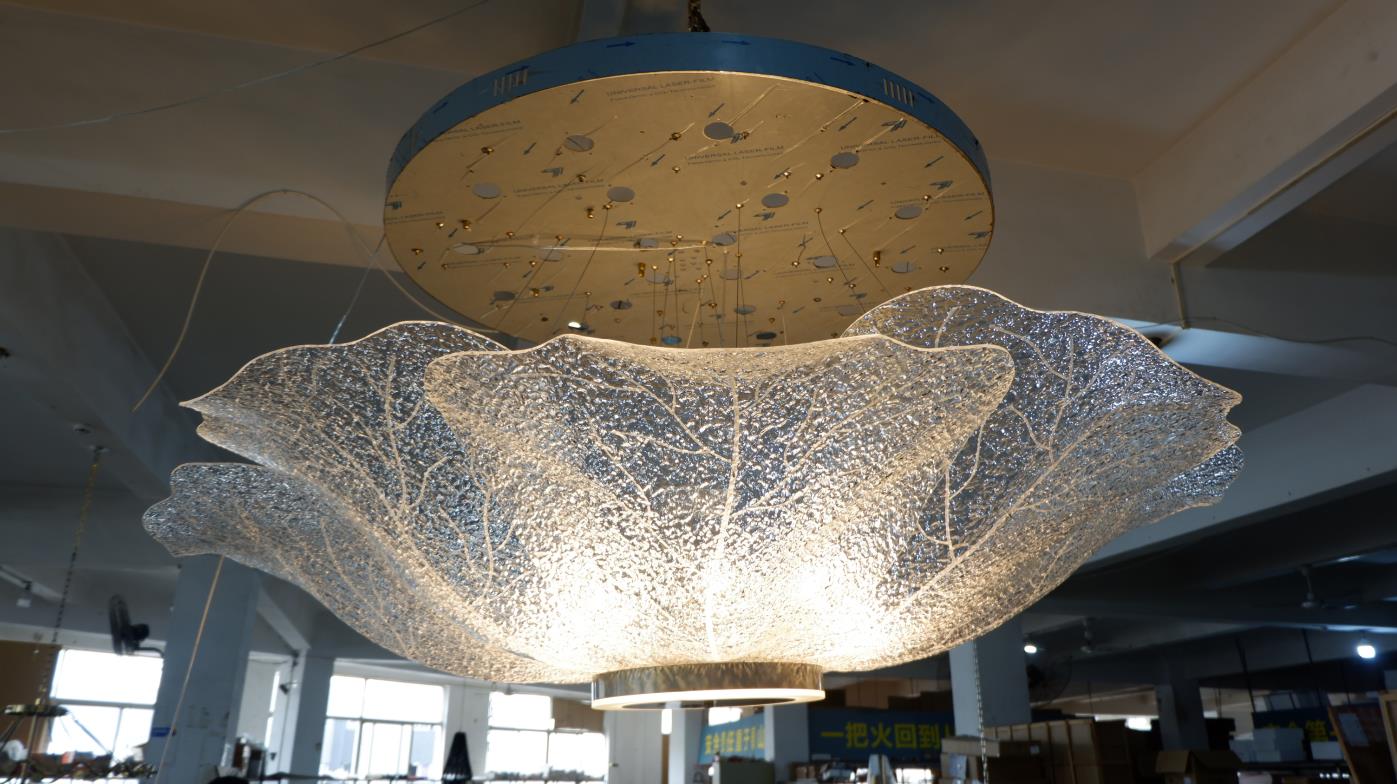 GoodLife Lighting showroom product display pendant chandelier ceiling decorative