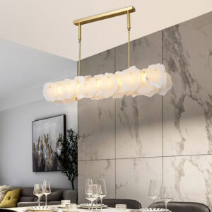 Indoor Decoration Fixture Warm Romantic Alabaster Lighting Decoration Decorative Chandelier Lights