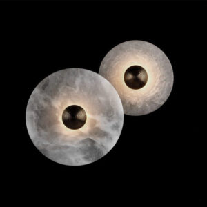 Nordic Decorative Alabaster Stone Sconce Light Corridor Bedroom Bedside Marble Wall Lamp