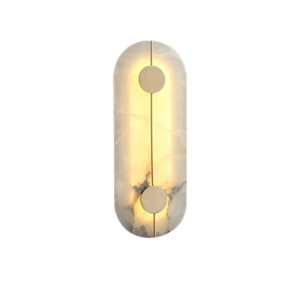 Natural Spanish Marble Wall Lamp TV Background Wall Light Luxury Creative Art Hotel Bedroom Bedside Lamp