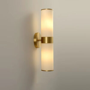 Light Luxury All Copper Glass Single Head Double Head Living Room Background Hallway Staircase Antique Wall Lamp