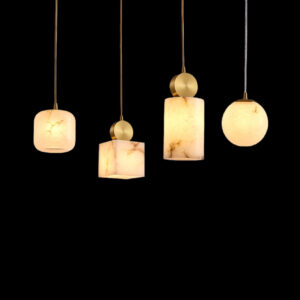 Brand New High Quality Marble Chandelier Nordic Style Simple Living Room Small Pendant Light