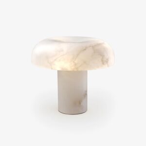 Marble Base Luxury Nightstand Modern Table Lamp Beside Lamps in the Bedroom