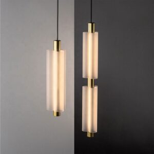 Postmodern Light Luxury Long Strip Dining Room Bedroom Bedside bar Hotel Home Decorative Chandelier Hanging Lamp SSM-9888 image 1