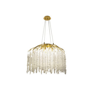 Villa Staircase Luxury Design Lighting Pendant Lamp Wedding Led Chandelier Lamp SSM-6007 image 1