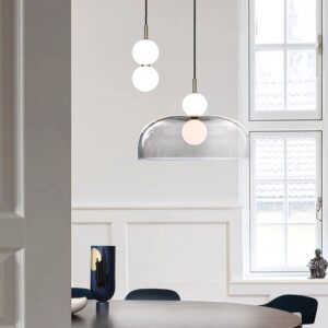 Restaurant chandelier glass light luxury simple bedside chandelier design combination ladder lights SSM-2402 image 1