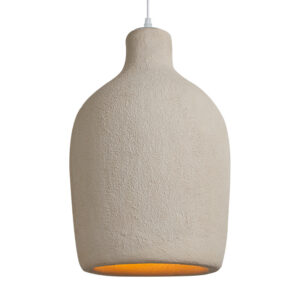Original Design Modern Stone High Density Polystyrene Sandy Nature Hand Made Craft Mud Mire Italy Style E27 Pendant Lamp SSM-0065 image 1