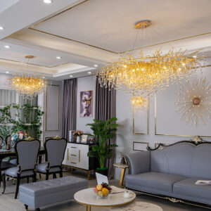 Modern chandelier crystal lights luxury decorate lamp lights and lighting home SSM-6035 image 1