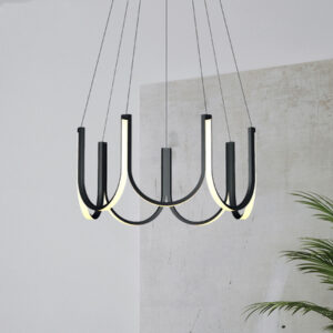 Indoor Decorative U Shape Creative Home Hotel Villa Modern Hanging Luxury Ceiling Chandelier SSM-8098 image 1