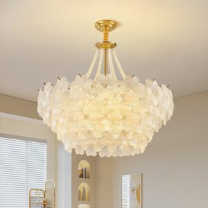 French Chandelier Living Room 2023 New Main Light Creative Light Luxury Cream Wind Hall Crystal Light High end Dining Room Bedro SSM-3320-02 image 1