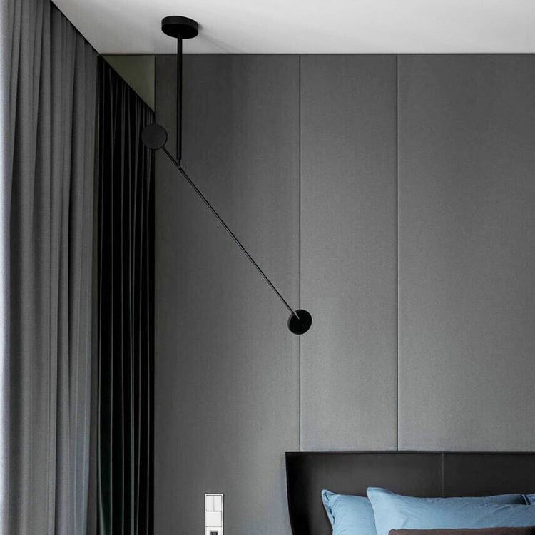 Modern Simple Design Large Home Bar LED Pendant Lighting Fixtures round Iron Acrylic with Optimal Lighting for Kitchen Island