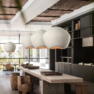 Japanese Minimalist Restaurant Retro Pottery Jar Pendant Light Creative Bedroom Bar European LED Chandelier SSM-0068 image 1