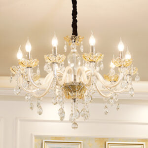 Lustre Crystal Chandelier Living Room Dining Room Bedroom Decoration Gold Suspension Light Home Decoration Luxury Hanging Lamp SSM-9110 image 1