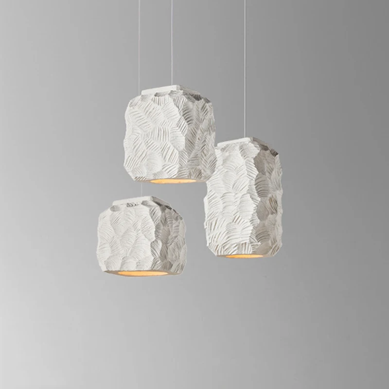 Nordic Designer Dining Room Droplight Personality Originality Living Room Pendant Lamp Wabi Sabi Desk Bedside Chandelier