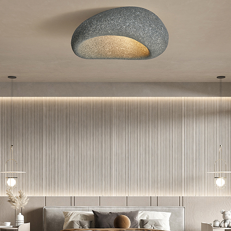Nordic Minimalist Wabi Sabi Style Led Ceiling Lamps Chandelier Lustre Living Room Dining Room Home Decor Bedroom Lights Fixture