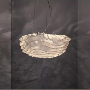 Designer Dining Room Chandelier Arturo AlvarezNevo Stainless Steel Hollowed Cloud Living Bed Light SSM-9831 image 1