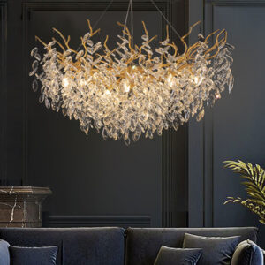 French Crystal Modern Chandelier Newest Design House Decorative Lighting for Hotel Living Room Bedroom SSM-6060 image 1