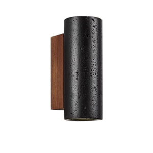 New Wabi Sabi Black Hole Stone Decor Bedside Wall Light Led Background Corridor Stairway Bedroom Hotel Restaurant Travertine SSM-2216 image 1