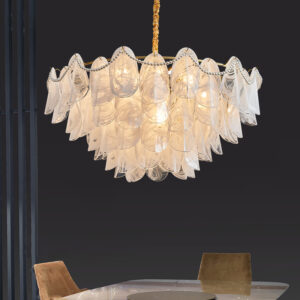 Light Luxury Style Designer Bedroom Dining Room New Simple Fantasy Cloud Chandelier SSM-3337-02 image 1