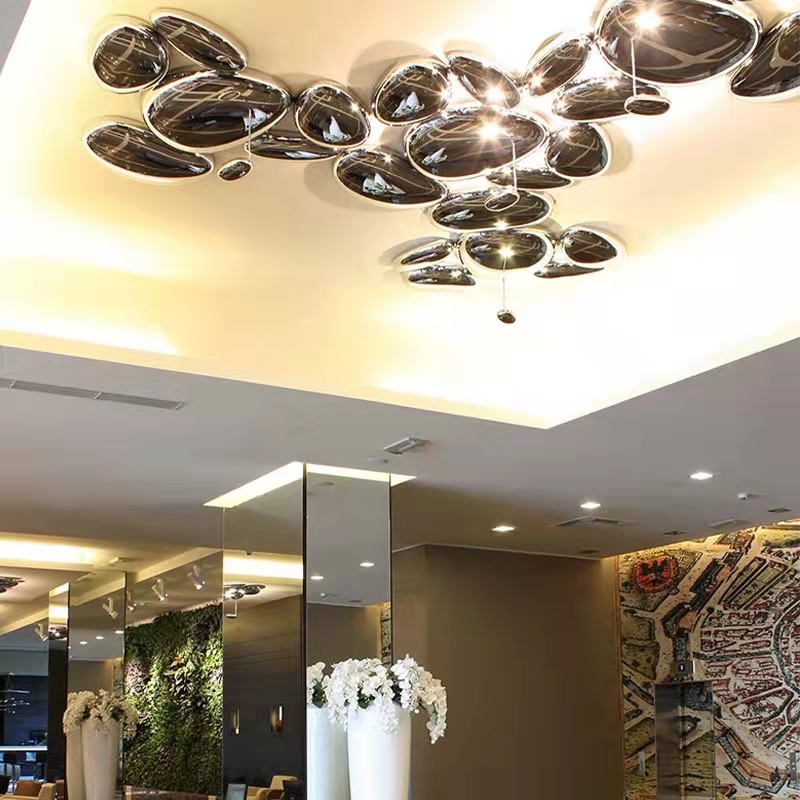 Italian Style Aesthetic Special shaped Corridor Porch Room Fine Decoration Bedroom Study Villa Ceiling Lamp European Style