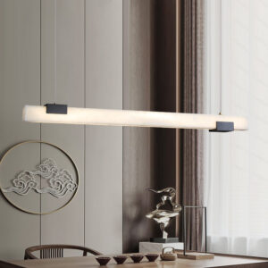Elegant Yunshi Modern Chinese Chandelier Minimalist All Copper Lighting for Restaurant Bars Dining Rooms Tea Rooms WSM-8036 image 1