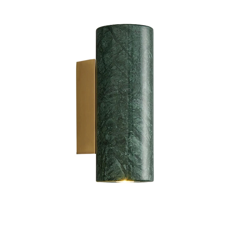 Luxury White Black Green Marble Bedside Lamp Wall Bracket for Home Decor Living Room Bedroom Corridor Hotel Restaurant Decor