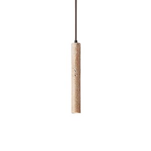 Wabi Sabi Yellow Travertine Stone Hanging Pendant Light Led for Dining Restaurant Kitchen Bar Table Bedside Droplight SSM-2019 image 1