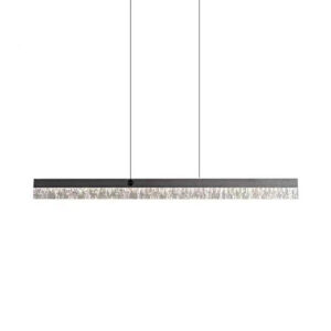 Modern Home LED Pendant Light Luxury Hanging Lampvilla Hotel Kitchen Island Line Crystal Chandelier SSM-D8489A-01 image 1