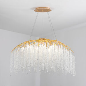 Hotel Lobby Banquet Custom Crystal Led Lamp Modern Luxury Living Room Tree Branch Chandelier SSM-6006 image 1