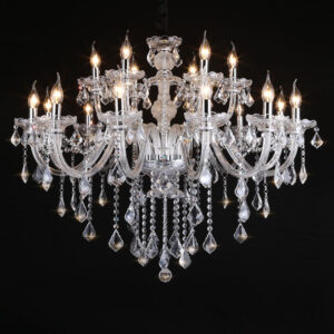 2024 new style Modern Light Villa hotel lobby Villa hotel lobby Luxury chandelier Decorative Glass tube Lamps SSM-9052 image 1