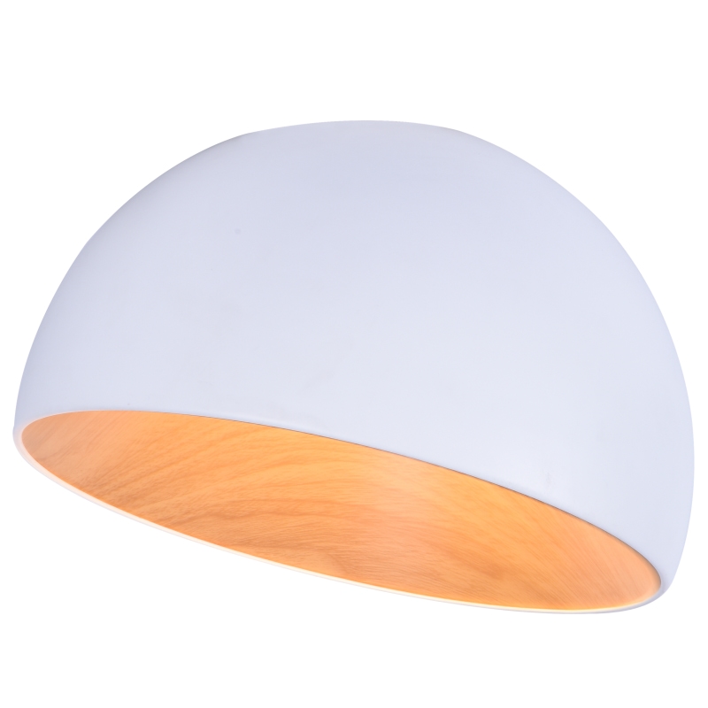 Scandinavian Minimalist Aluminium Round LED Semi recessed Ceiling Light