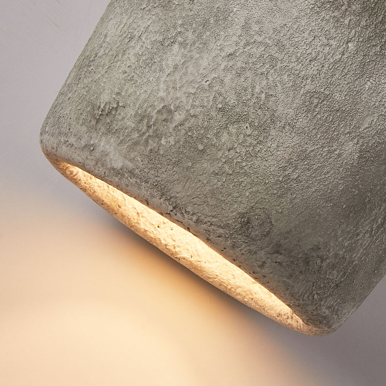 Modern Industrial Recessed Concrete Light Decorative Home Concrete Ceiling Lighting Restaurant Concrete Suspension Lights