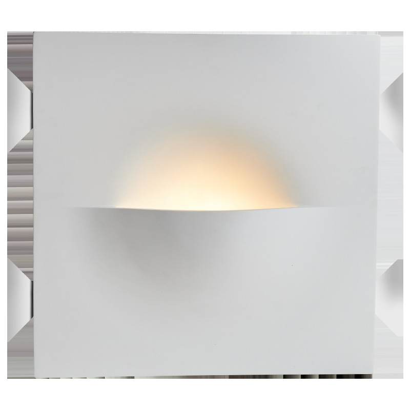 Creative Embedded Frameless Aluminum Base LED Light Source Wall Lamp Simple Personality Design for Outdoor Living Room Bedroom