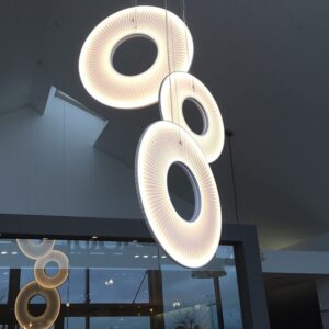 Modern Fashion Nordic LED Ferris Wheel Chandelier Large Iron Pendant Ceiling Lamp for Room Home Villa or Restaurant Lighting SSM-3033 image 1