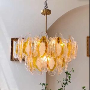 Post modern Light Luxury Fashion Living Room Bedroom Dining Room Crystal Chandelier Pendant Light Lamp SSM-3319 image 1
