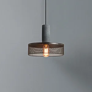 Loft Designer Creates Vintage Cement Personalized Small Droplight Apartment Dining Room Bedroom Bedside Iron Pendent Lamp SSM-2025 image 1