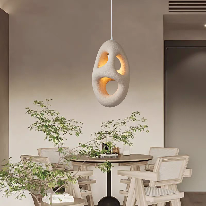 Creative Resin Pendant Light Adjustable Height Decorative House Design Model for Living Room Bedroom Study