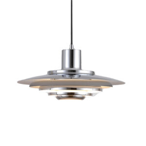 Fashional Minimalist Hanging Lighting Fixtures Creative Aluminum Frisbee E27 Modern Chandelier Pendant Lights SSM-9713 image 1