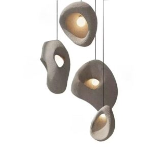 Wabi Sabi Style Lamp Staircase Chandelier Designer Japanese Homestay Hotel Restaurant Bedroom Home Lighting SSM-0071 image 1