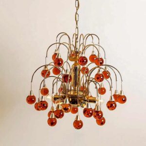 French Retro Living Room Chandelier Creative Water Drop Shape Dining Room Bedroom Light Luxury Crystal Lamp SSM-3310 image 1