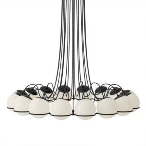 Simple Modern Chandelier Nordic Art Circular Glass Ball Chandelier SSM-9725 image 1