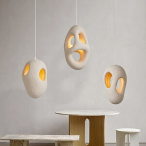 PM Wabi Sabi Japanese Bar Counter Chandelier Bedroom Bedside Modern Home Hanging Light Nordic Kitchen Pendant Lamp SSM-0061 image 1