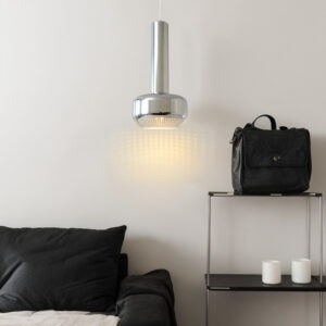 Chrome Pendant Light Microphone Design Metal Microphone Shape Ceiling Chandelier for bar Bedroom Hotel SSM-3008 image 1