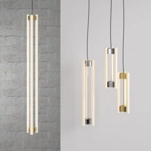 Nordic Designer Office Decoration Hanging Lights for Living Room Room Modern Long LED Pendant Light SSM-3056 image 1