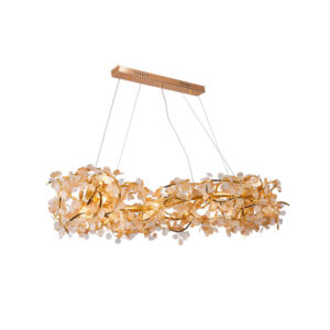 Dining Room Pendant Light Ceiling Luxury Gold Led Modern Aluminum Tree Branch Chandeliers SSM-6003 image 1