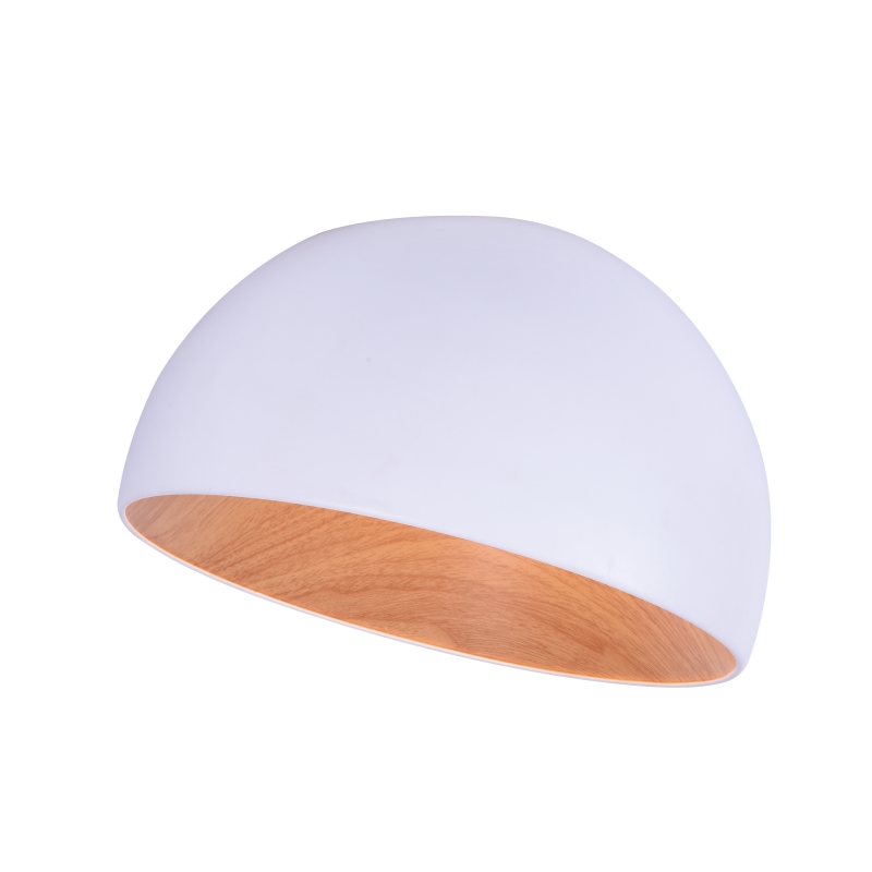 Scandinavian Minimalist Aluminium Round LED Semi recessed Ceiling Light