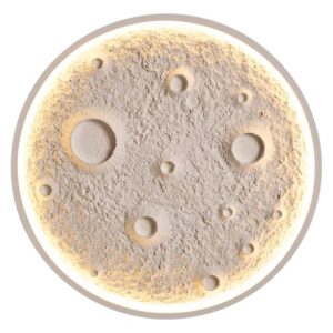Modern White LED Moon Wall Lamp Multicolored Indoor Decoration Surface Mounted Installation Custom Packed SSM-2608 image 1