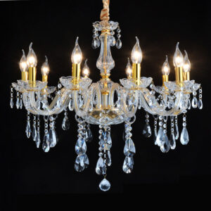 Glass Chandeliers Candle Dinning Living Room Hotel Lobby Wedding Led Light Large Crystal Chandelier SSM-8074 image 1