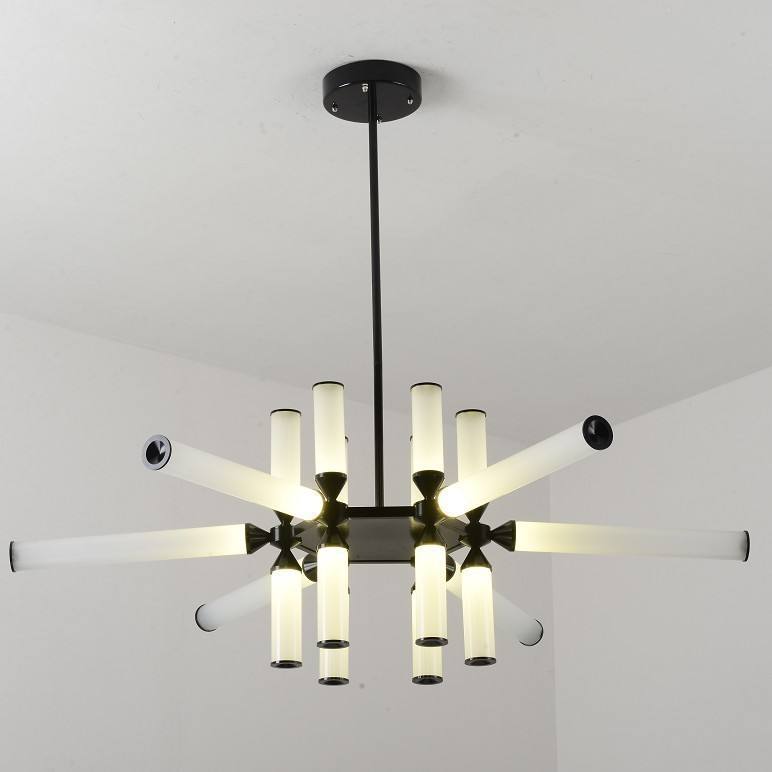 Glass Tube Pendant Lights Living Room Bedroom Designer Minimalist Nordic Lights Chandelier