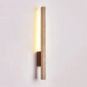 Modern Creative Design Long Strip Shaped Home Decoration Wall Lamp Wabi Sabi Warm Led Stone Lighting in Room Corridors Stairs SSM-2256 image 1